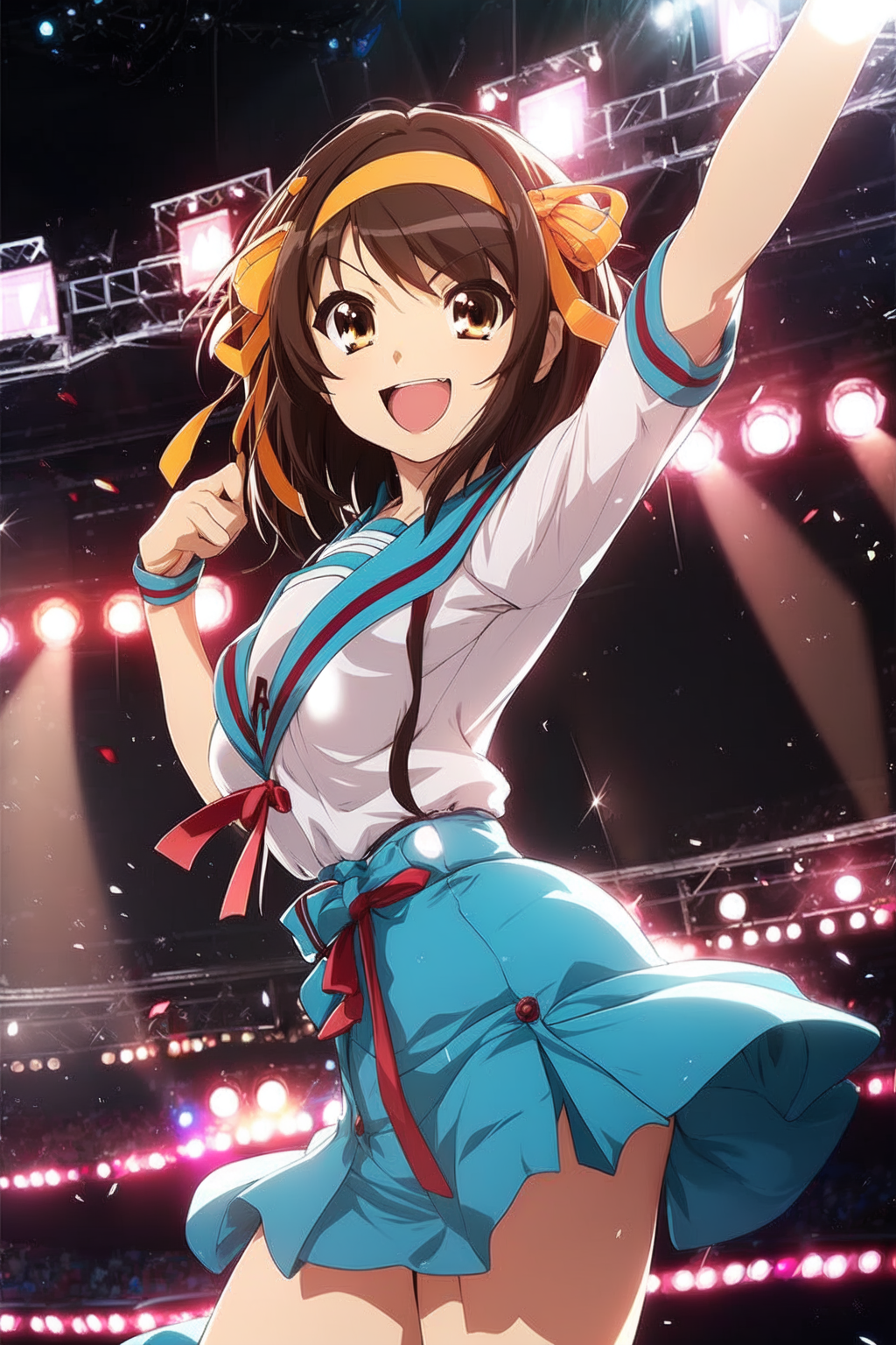 AI Art LoRA Model: HARUHI SUZUMIYA(SUZUMIYA HARUHI NO YUUUTSU) | PixAI