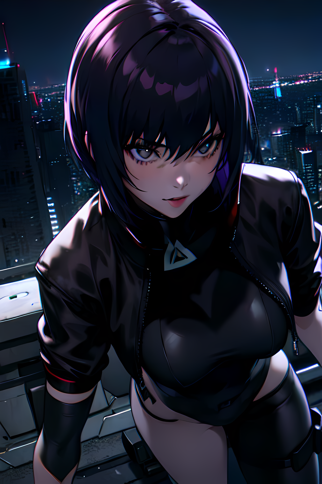 AI Art: ghost in the shell by @WhiteZ | PixAI