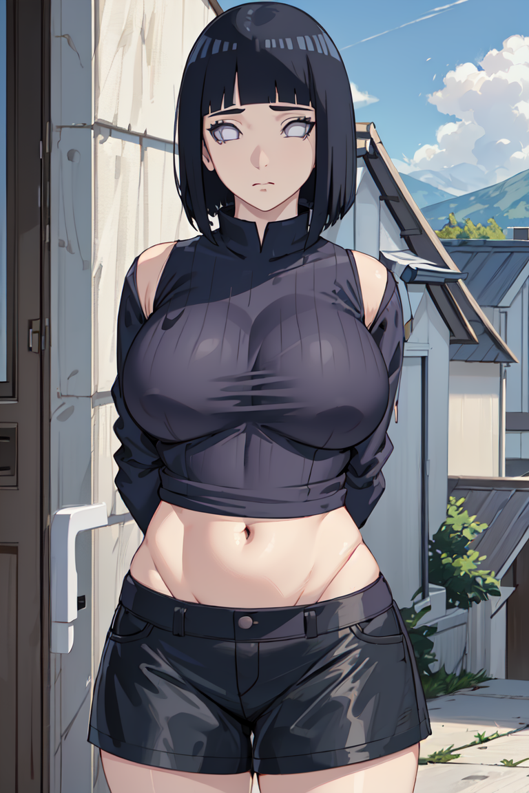 AIイラスト: hinata hyuga 作者 @UziRRR