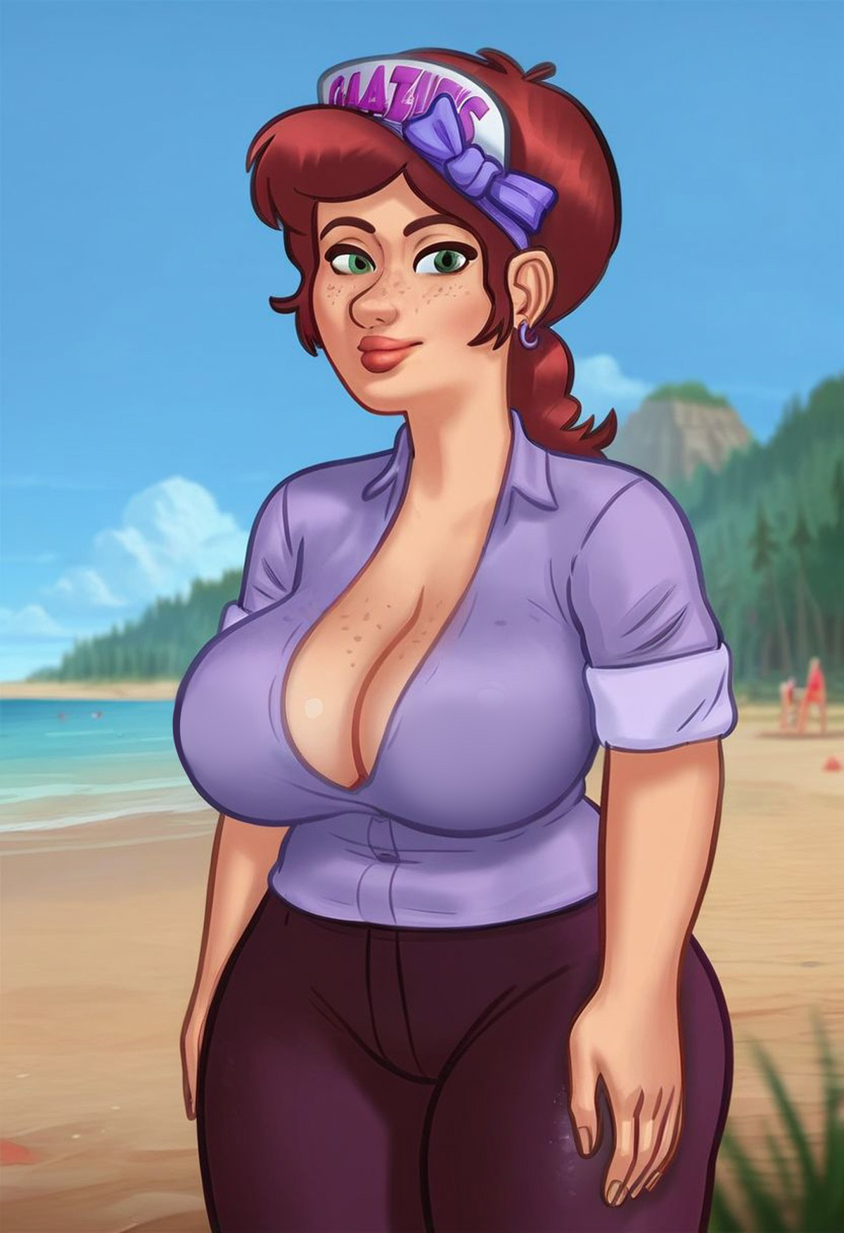 AI Art LoRA Model: Summertime Saga - Beth Dinkle (Pony) | PixAI