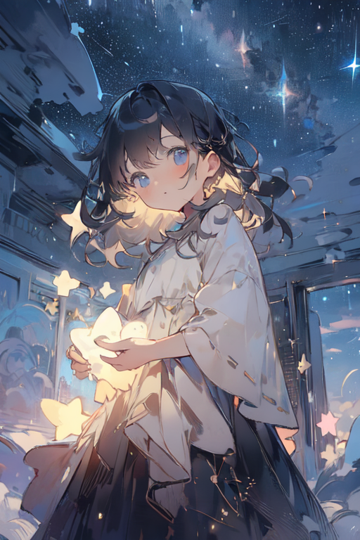 AI Art: 星を抱いて⭐ by @Anonymous | PixAI