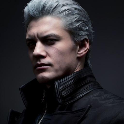 AI Art: vergil and calamitas by @uzbek228