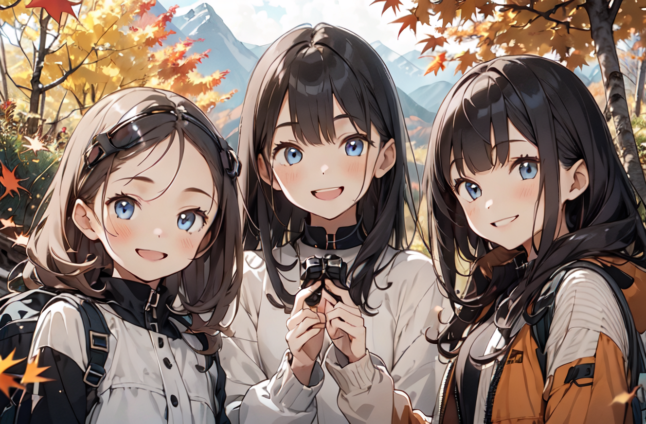 Three girls date meineliebe PixAI