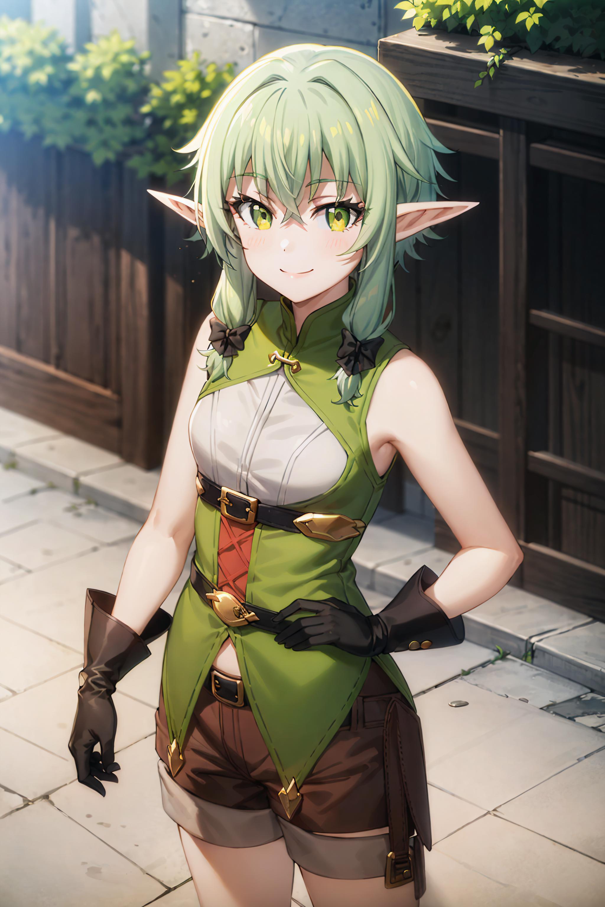 Ai Art Lora Model High Elf Archer Goblin Slayer Pixai