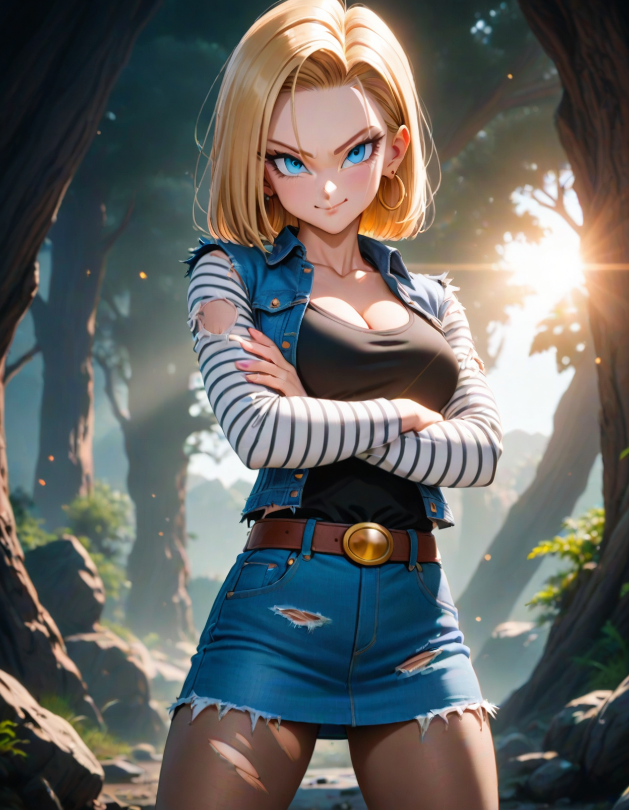 AI Art: Android 18 (Dragon Ball) by @TMG | PixAI