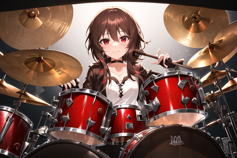 AI Art: Megumin Drums ni @Gaz | PixAIAI Art: Megumin Drums ni @Gaz | PixAI  