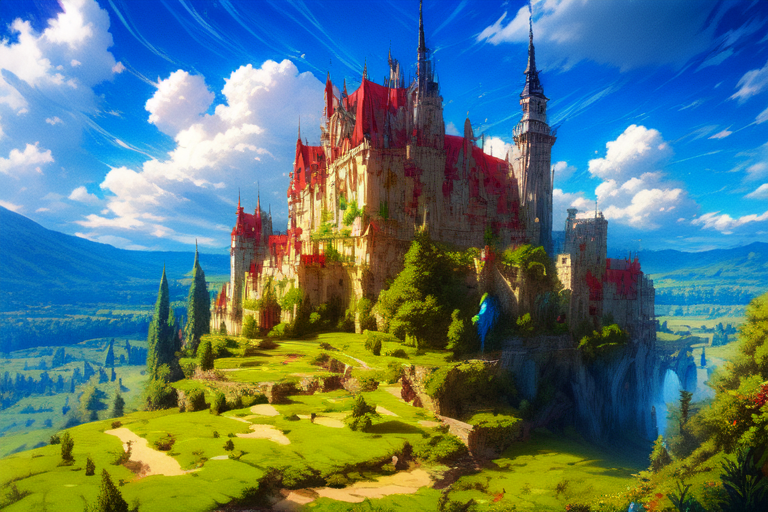 fantasy castles in the sky