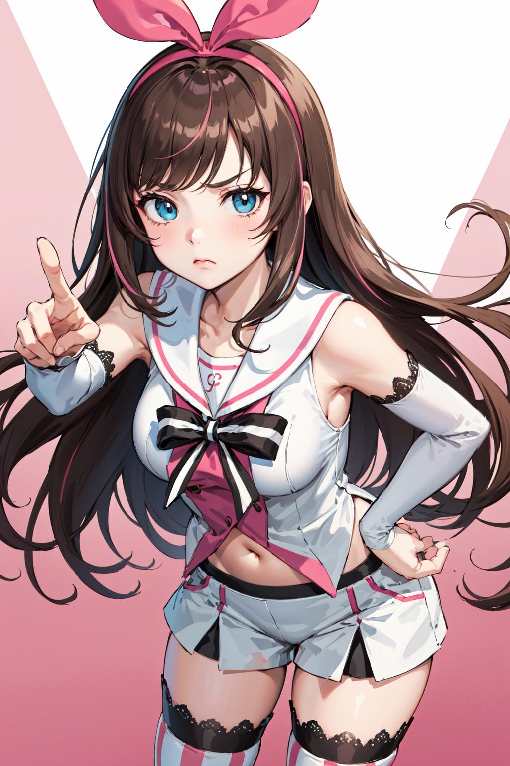 AI Art LoRA Modelo: Kizuna Ai キズナアイ  Kizuna Ai inc Vtuber | PixAI