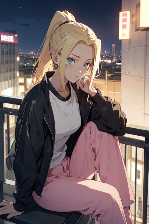 AI Art: Ino Yamanaka (Naruto) by @cube