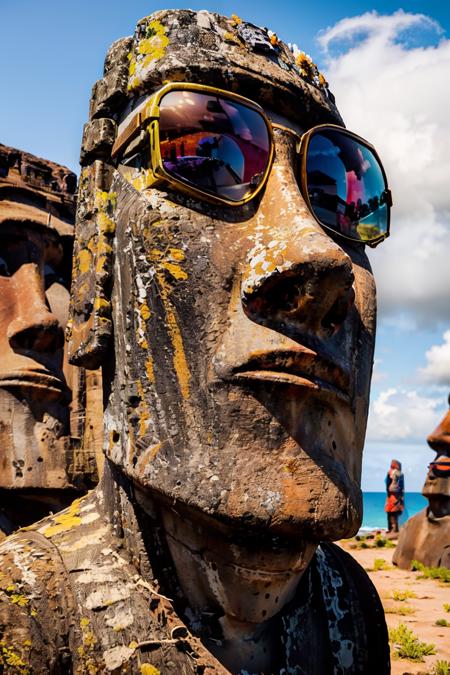 AI Art LoRA Model: Moai Statue: Easter Island (Rapa Nui, Chile) | PixAI