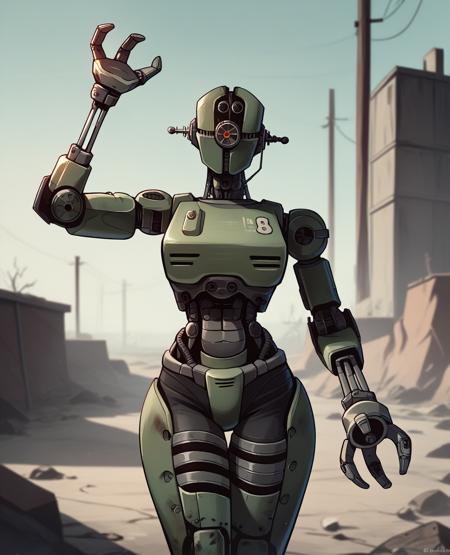 AI Art Model: Assaultron - Fallout [PDXL Update] | PixAI