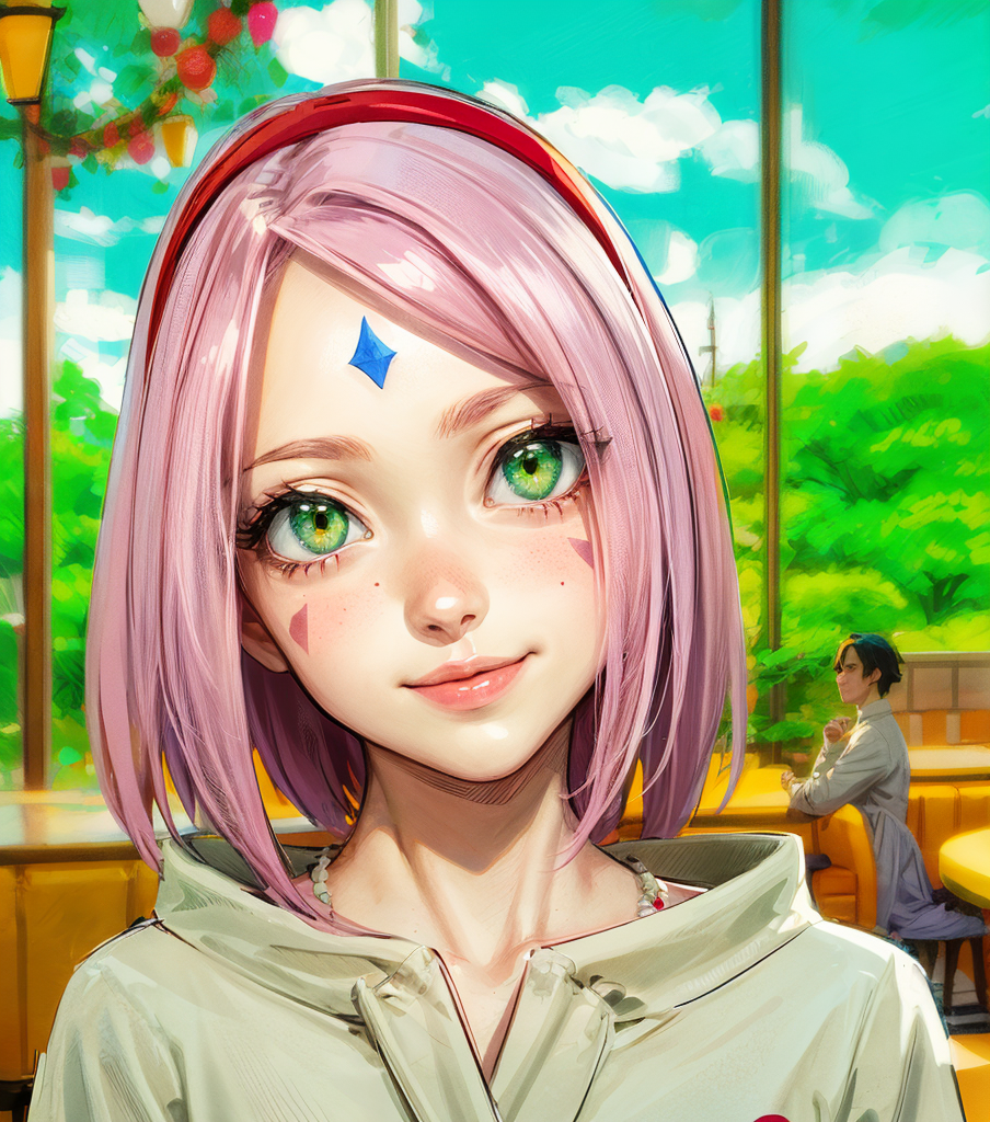 AI Art: Haruno Sakura by @Yameta | PixAI