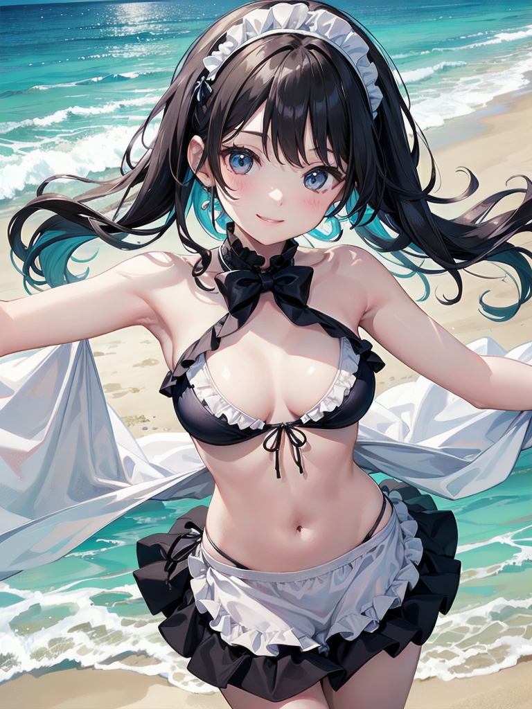 AI Art Maid Bikini by Vepr PixAI