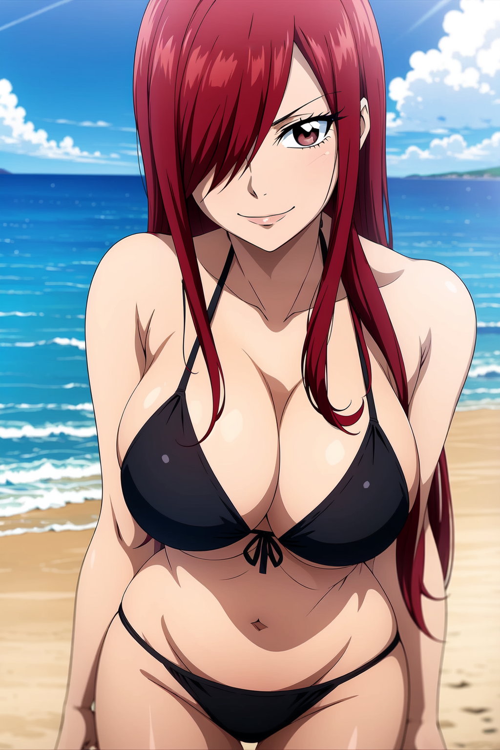 AI Art: Erza Bikini by @MummyNicoRobin | PixAI