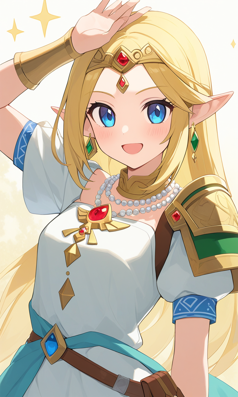 AI Art: Enchanted Princess Zelda: A Vision of Grace and Power by  @LoudPainterIX | PixAI