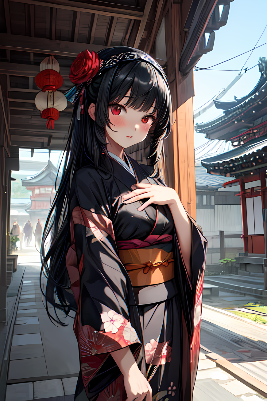 AI Art: Beautiful Japanese Girl by @AntT8N | PixAI