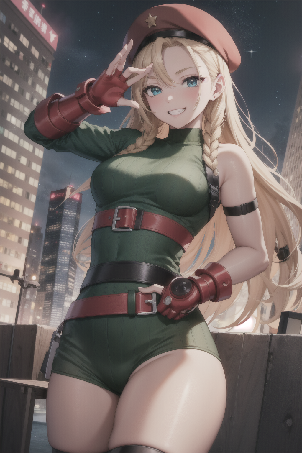 AI Art: Cammy Cosplay by @Ogarab | PixAI