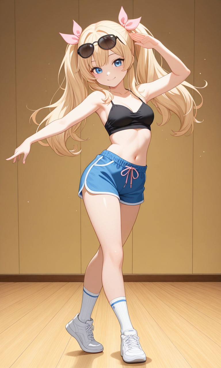 Camilla at dancing studio