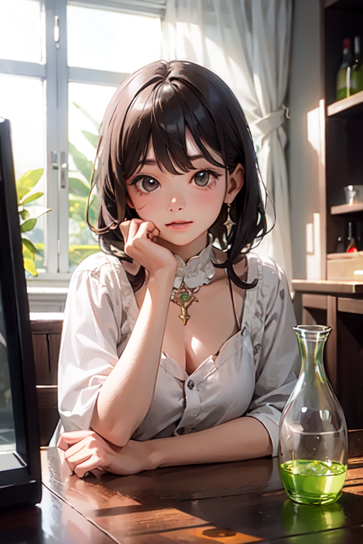 AI Art: guest girl by @Jereno@ぺいぺい