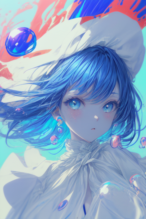 AI Art: bubble girl 2 by @Dreamer