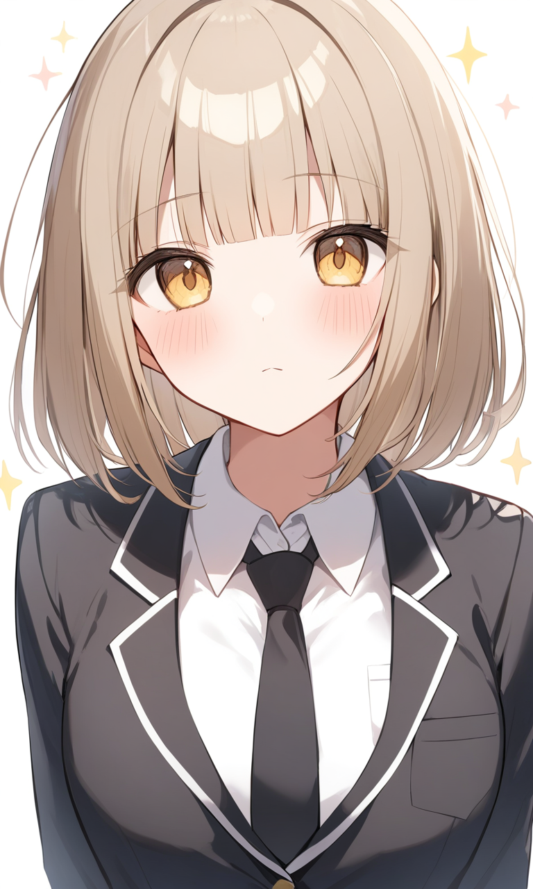 ai art uchi AIイラスト: Uchi Emiri's Enchanting Gaze in School Uniform 作者 @FastDreamerV |  PixAI