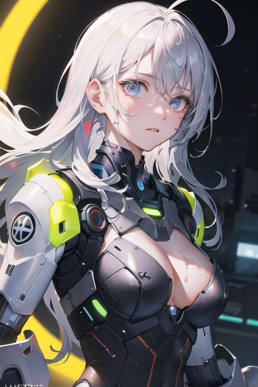 AI Art: cyberpunk girl by @hyde1412