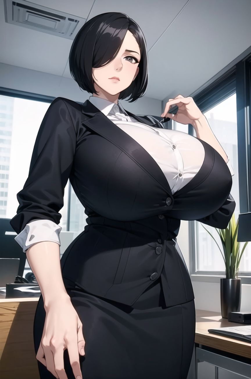 AI Art: Mature Office Woman by @Randei | PixAI