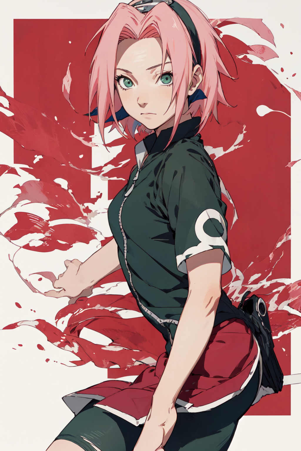 AI Art: Sakura Haruno by @NarutoByAri#2462 | PixAI