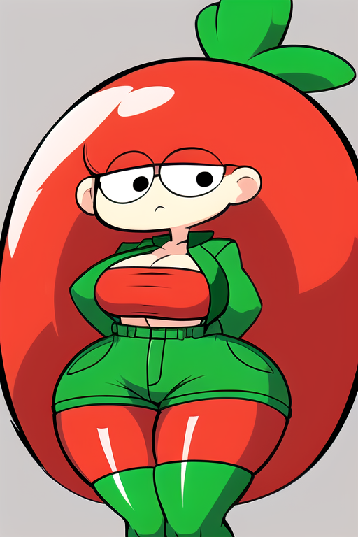 Ai Art Model: Tomato Toppin Gal (minus8) 