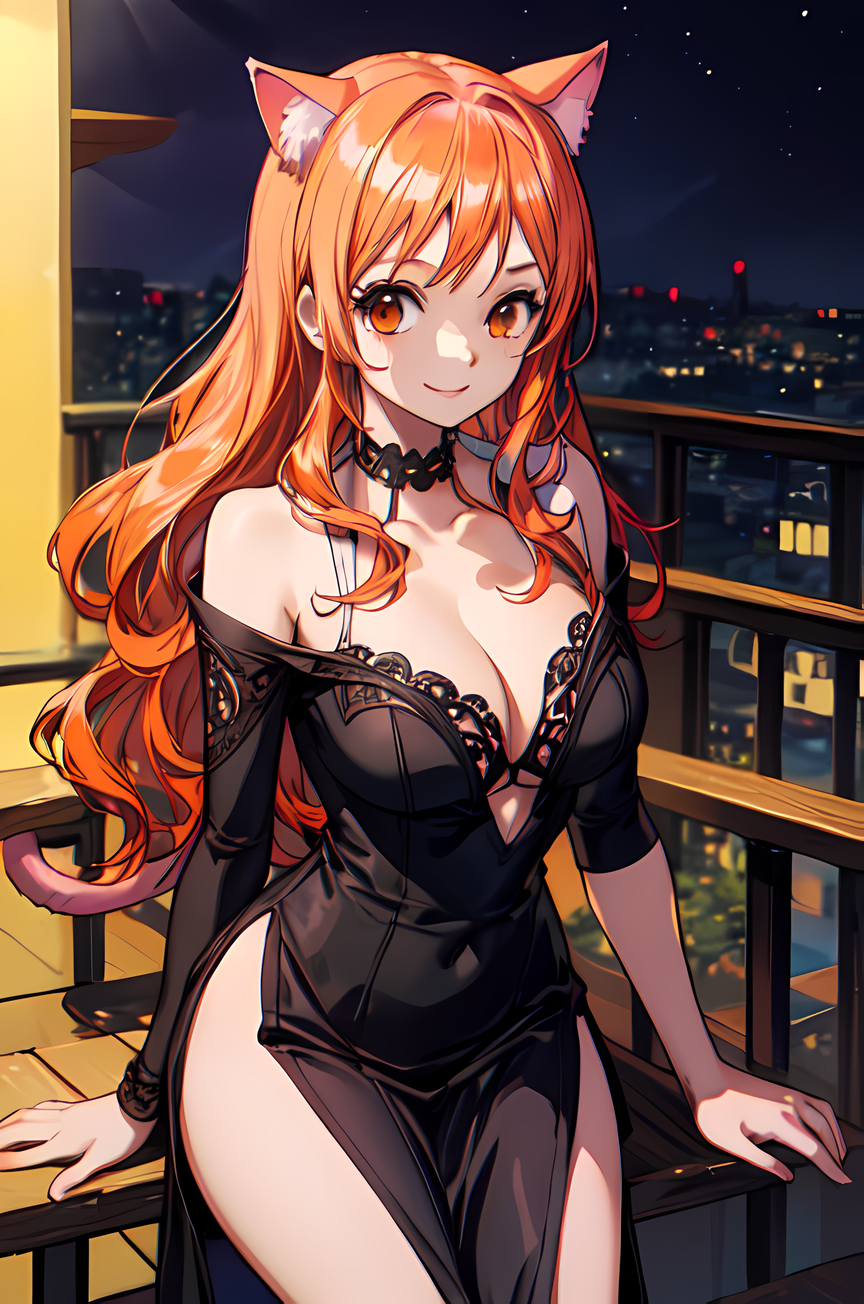 AI Art: Nami cat girl by @Richard | PixAI