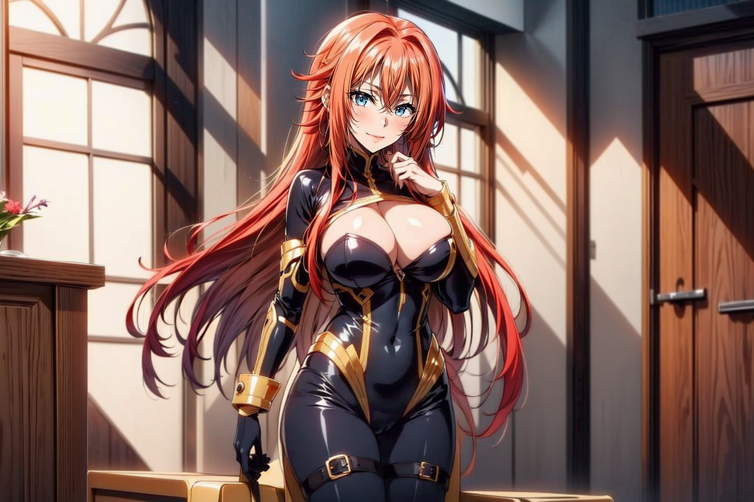 AI Art: Rias Gremory X Shadow Garden by @CODENONE | PixAI