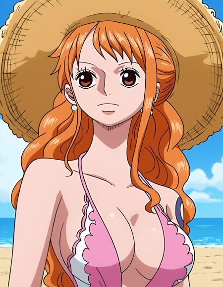 AI Art Model: Nami (One Piece) - Anime [Pony XL] | PixAI