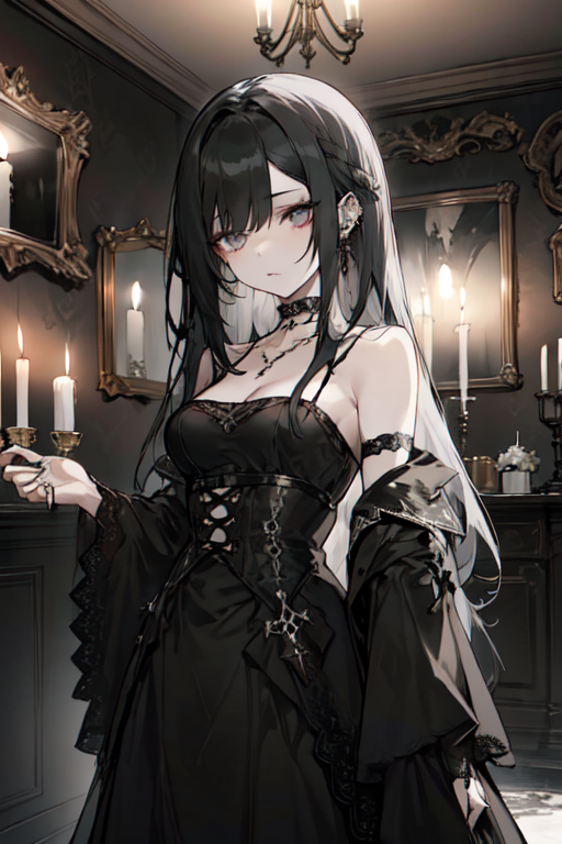 AI Art: anime goth girl by @PogIsDog | PixAI