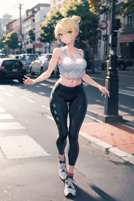 AI 아트: beige yoga pants 2 작성자: @assphilia6130