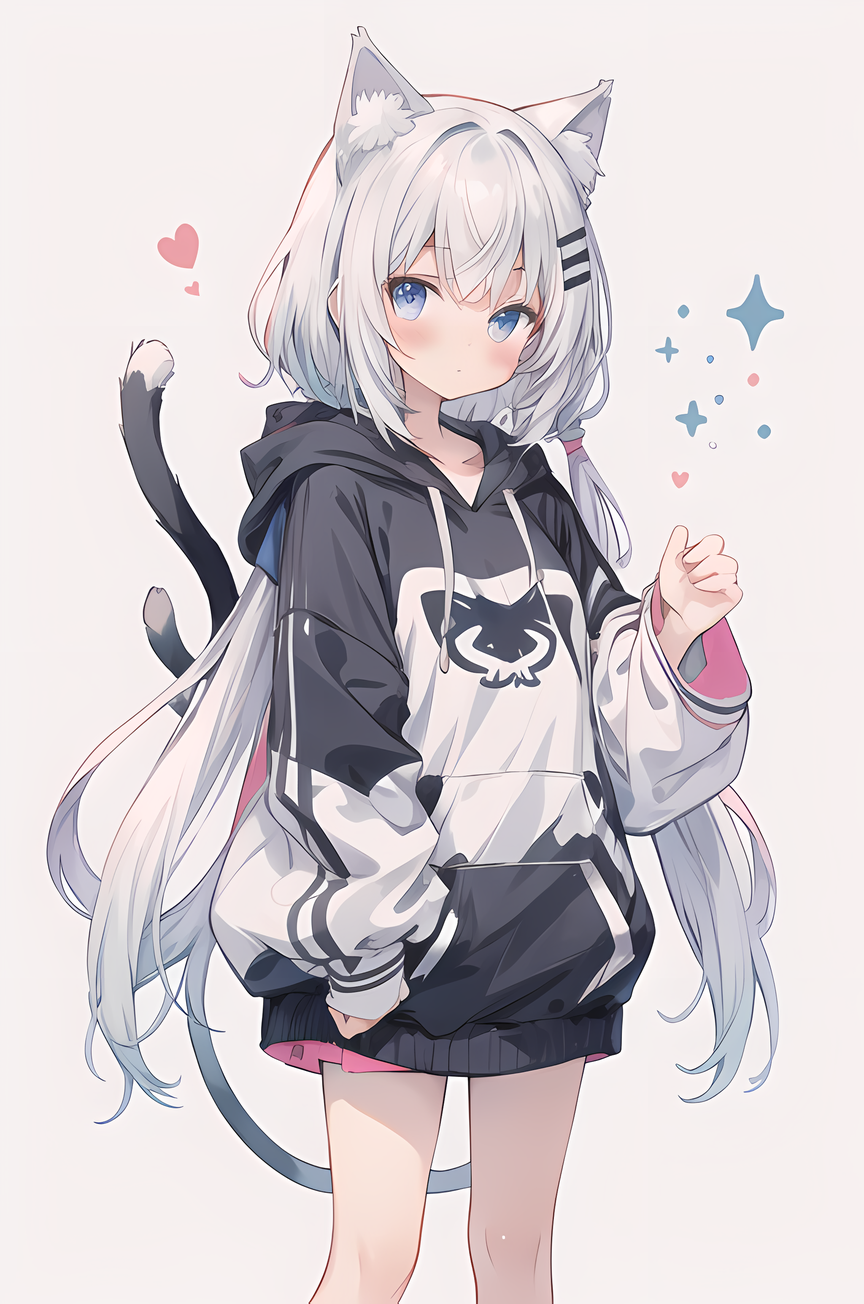 AI Art: Catgirls by @Horo Apple