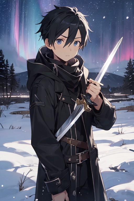 Kirito best sale black coat