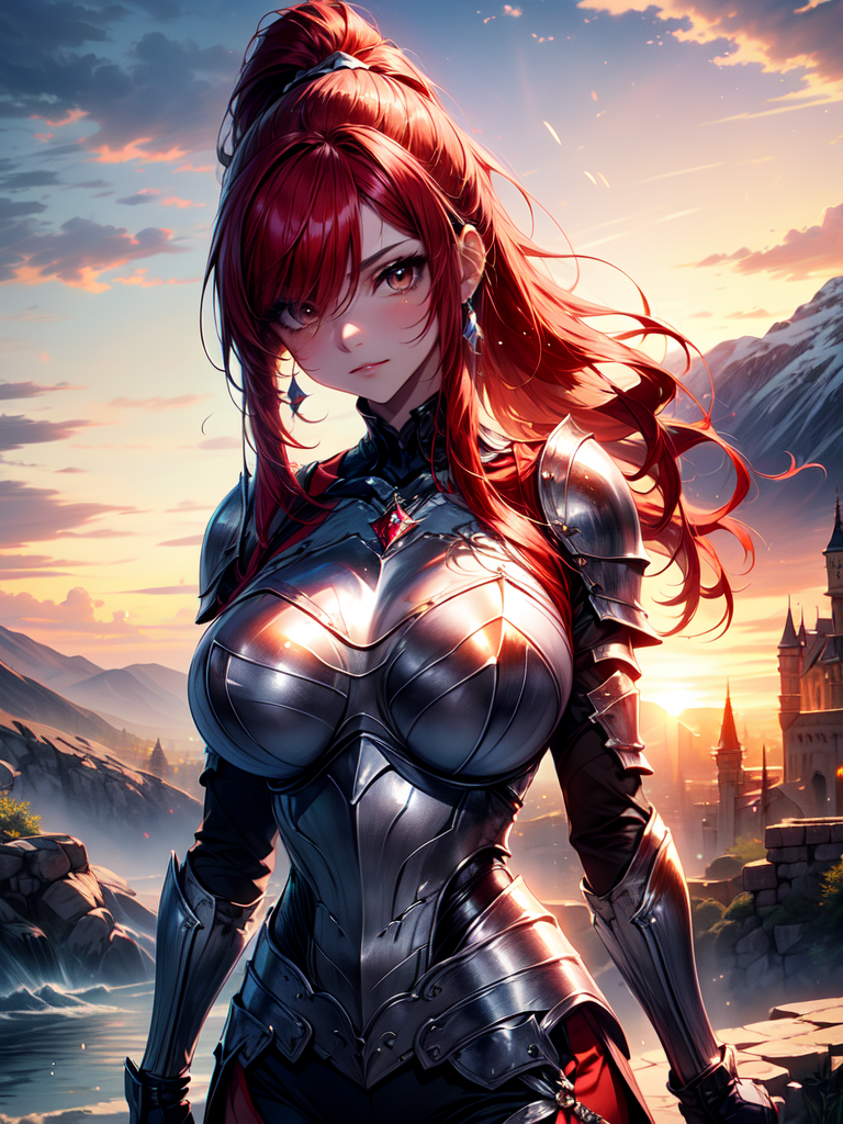 AI Art: Erza Scarlet by @Macholino | PixAI