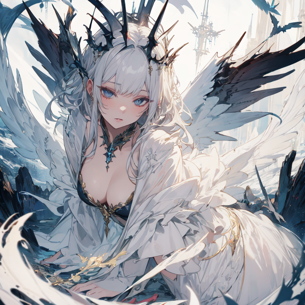 作品名稱: Fallen Angel 作者 @Code Geas | PixAI