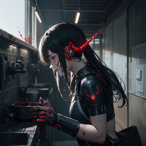 18 Cyberpunk Girl Wallpaper Anime Girl Cyberpunk Landscape 