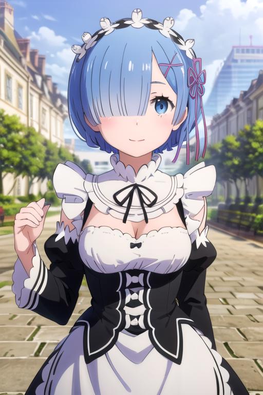 AI Art LoRA Model: Rem - Re:Zero - レム | PixAI