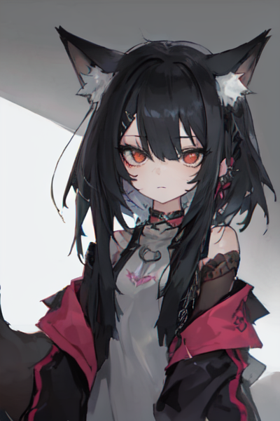 AI Art: Emo fox girl 1 by @Ryuuky | PixAI