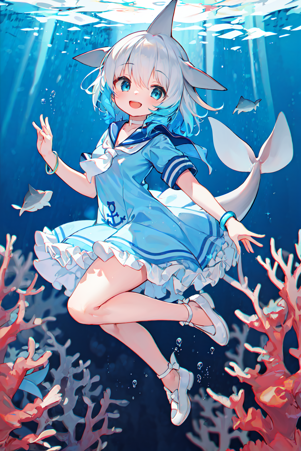 AI Art LoRA Model: Common Bottlenose Dolphin (Kemono Friends)