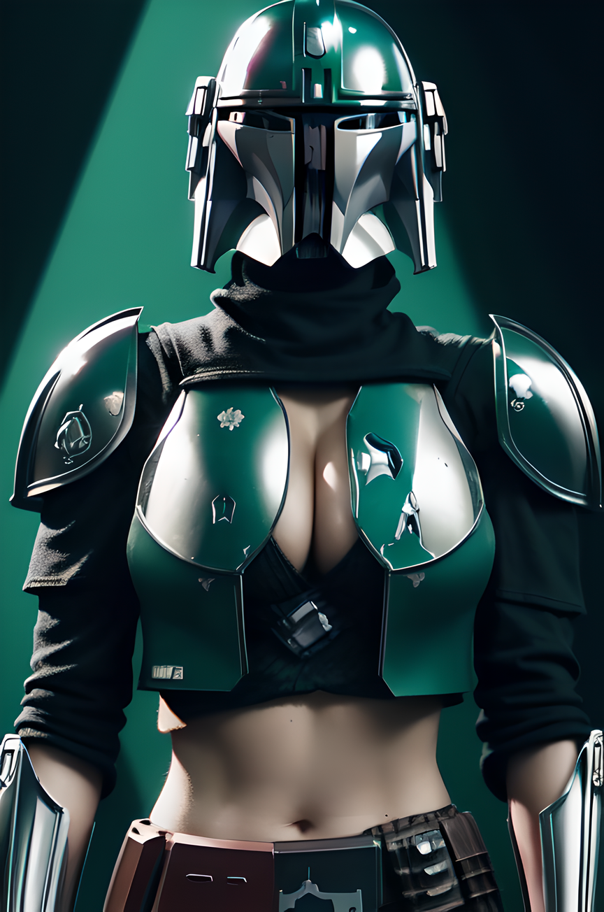 AI Art: Mandalorian by @Digital Dan | PixAI