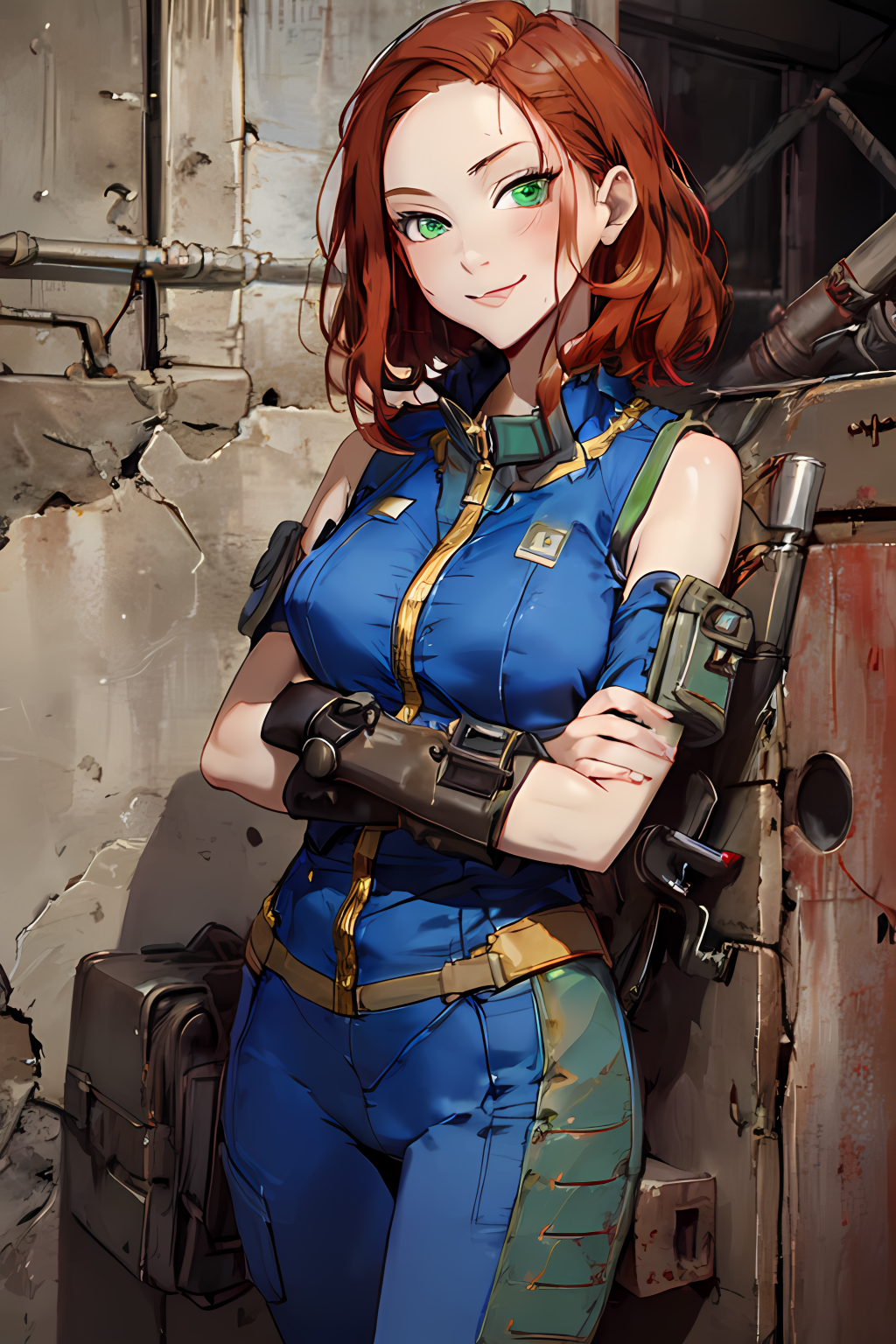 AI Art: Alexia Wilde: The Drifter. A fallout oc who originates from vault  58 by @him | PixAI