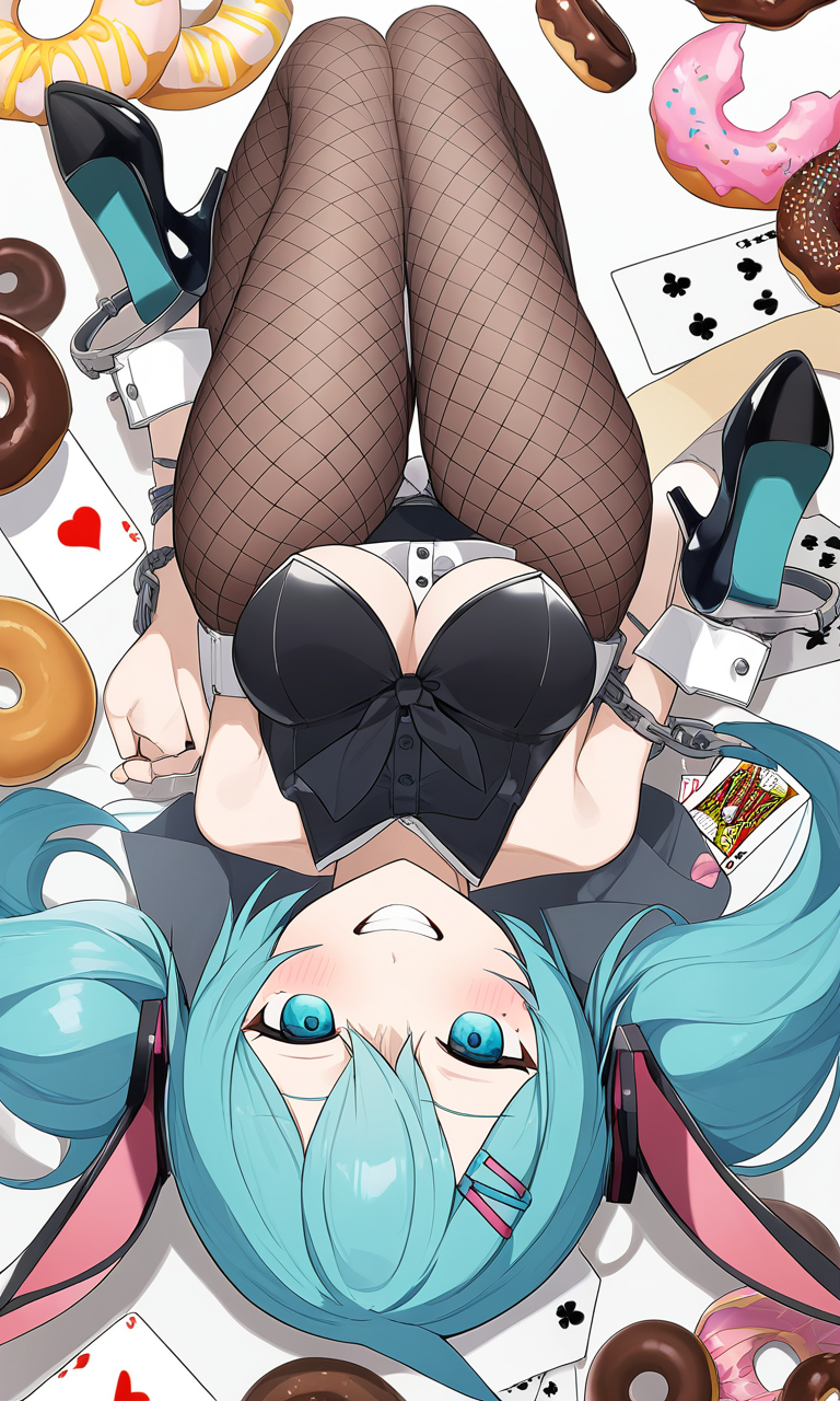 AI Art: 「rabbit hole」 - Hatsune Mikuの喜び by @静かな紅ハッカーくん | PixAI