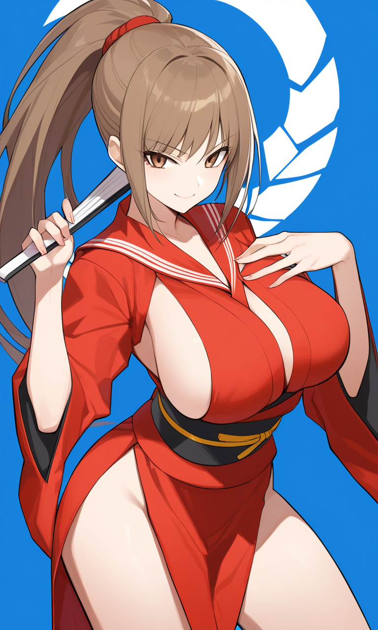 AI Art: Shiranui Mai: The Alluring Geisha of Fatal Fury by @CleverWizardIII  | PixAI