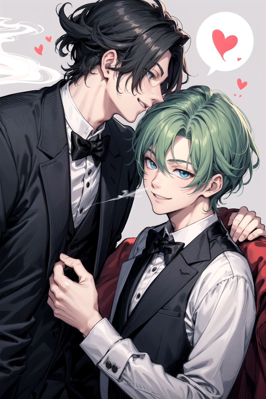 AI Art: BL couple, BL, yaoi, gay by @Ray | PixAI