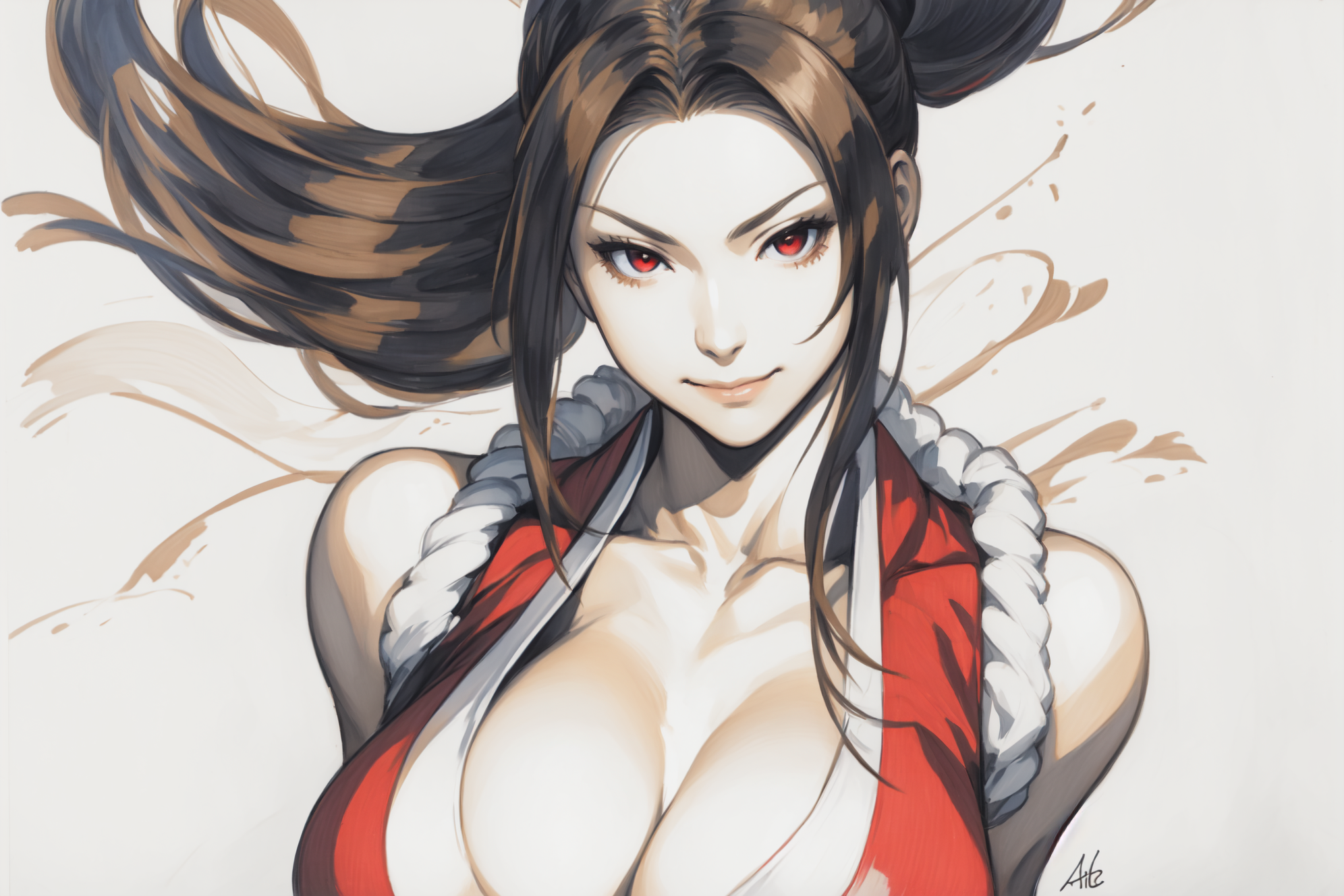 AI Art: high res mai shiranui by @Monkeh | PixAI