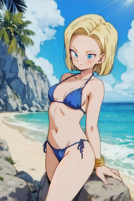 AI Art Android 18 by Vepr PixAI