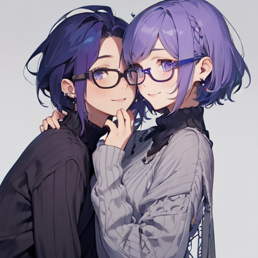 AIイラスト: 仲良しさん 作者 @Kokowaka | PixAI